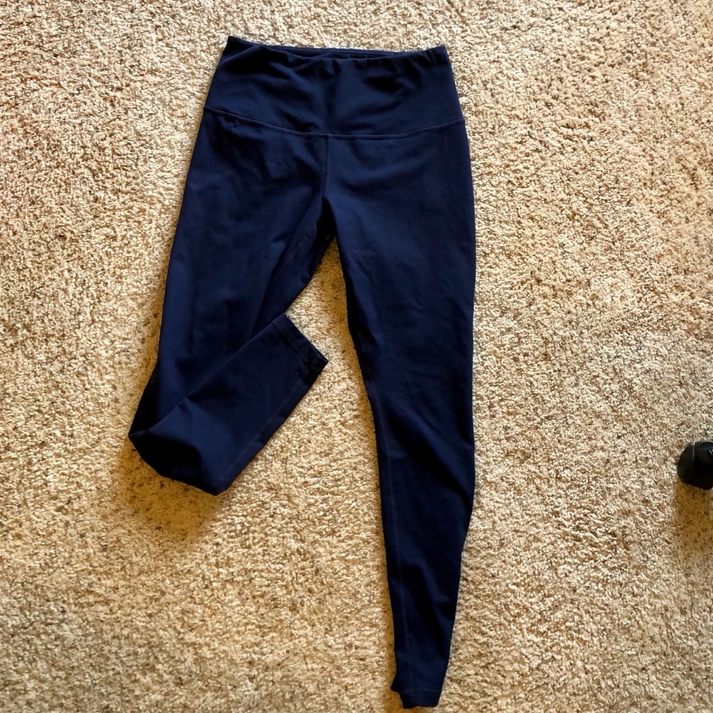 Zella Navy Leggings size Medium